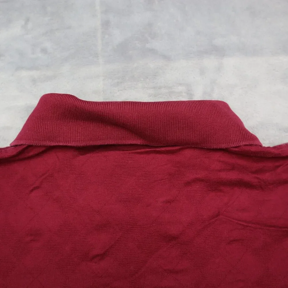 Polo Golf Ralph Lauren Shirt Mens M Red Wine Short Sleeve Classic